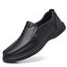 Euro Step Casual Summer New Hollow Out Genuine Leather Soft Sole Men's Middle-aged And Elderly Dad Shoes Men_vogvips.com