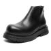 Men's Chelsea Boots Vintage Tooling Thick-soled Heightening Locomotive Martin Boots_vogvips.com