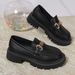 Stylish Women's New Platform Slip-on Loafers_vogvips.com