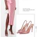 Female Fashion Rhinestone Flash Piece Temperament Beautiful Wedding Shoes Female Pointed Heels After Empty Sandals_vogvips.com