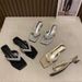 Shoes 2024 Summer New Rhinestone Flip Flops Women's Design Sense Stiletto Heel Fashion Flip-Flops Women_vogvips.com