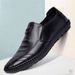 Men's Casual With British Leather And Soft Sole, Breathable Middle-aged Bean Anti Slip Business Formal Wear, Comfortable_vogvips.com