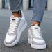 Men's High-top S, Spring And Summer Trendy Men's Gray Youth Student Shoes, Fashionable Versatile Casual Low-top_vogvips.com