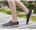 Men's Shoes Fly-woven Lazy One-pedal Simple Solid Color Soft-soled Casual Men's Board Shoes_vogvips.com