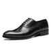 New leather shoes cowhide leather boys British business pointy men's soil shoes dress shoes_vogvips.com