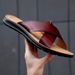 New Summer Shoes Italian Leather Slippers Men High Quality Size 38-47 Beach Slip On Flats Man Flip Flops Mens Sandals_vogvips.com