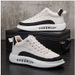ShoeVault Men's 2025 New Spring And Slip-On Thick-Soled Height Increasing Casual Sports Dad Shoes Trendy Autumn_vogvips.com