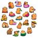 20 Capybara Cute Shoes Set Flower Shoe Buckle DIY Garden Shoe Accessories Accessories_vogvips.com