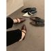 French Style Elegant Shallow Mouth Pointed Half Slippers For Women Summer Outdoor Slip-On Lazy Mules Backless Closed Toe_vogvips.com