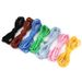 Semi-circle oval 6mm polyester colored shoelaces_vogvips.com