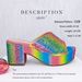 Stylish Party Shoes & Bag Set Bright colored chunky heels for daily commute weddings_vogvips.com