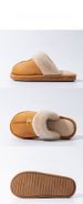 New Thick And Warm Indoor Home Furry Cotton Slippers For Postpartum Use_vogvips.com