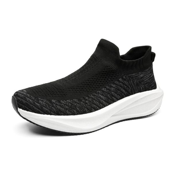 Large-size Men's And Women's Identical Mesh-woven Slip-on Sports Shoes. High-elastic Lazy Walking Shoes. Multi-color Versatile Casual Shoes._vogvips.com