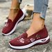ShoeVault Cross-Border Spring Summer Retro Ethnic Style Fly Weave Breathable Old Beijing Cloth Women Flat Mom Embroidered Shoes_vogvips.com