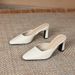 High-heeled Shoes 2026 Spring-summer New Women's Elegant Shallow Pumps, Work Shoes, Slimming Thin Heels_vogvips.com