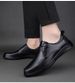 Leather Shoes Dress Casual Shoes Low-top Lace-up Leather Surface Foot Cover Round Head Work Men's Shoes_vogvips.com