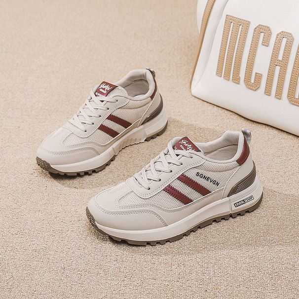 2026 Popular Spring Breathable Thick-soled Dad Shoes, Korean-style Travel Running Sneakers, Retro Soft-soled Forrest_vogvips.com