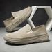 First Layer Leather Men's Shoes Low-top Men's Casual Shoes Martin Shoes Men's Shoes Large Size Shoes_vogvips.com