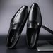 Euro Step 2025 Business Slip-On Men's Shoes Top Layer Cowhide Wenzhou Genuine Leather Loafers Trendy Versatile Height Increasing_vogvips.com