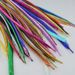 Glitter Metallic Flat Shoelaces - Gold, Silver, Rose Gold & Rainbow Colors For Sneakers, Boots & Casual Shoes (Multiple Lengths)_vogvips.com