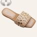 Foreign Trade Summer New Women's Shoes Rivet Flat Slippers Fashionable Cool Slippers_vogvips.com