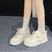 Women's Shoes Thick Sole Casual Shoes Student Sports Running Shoes Ins Daily Trendy Sneaker Vacation Walking Shoe_vogvips.com
