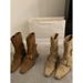 Boots 25 Women's New Autumn And Winter Retro Square-toed Women's Chunk-heeled Wide-leg Boots_vogvips.com