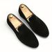 New Fashion Black Business Casual Loafers Daily Brown Matte Office Men's Shoes One Foot Pedal Brown Banquet Dress Leather Shoes_vogvips.com