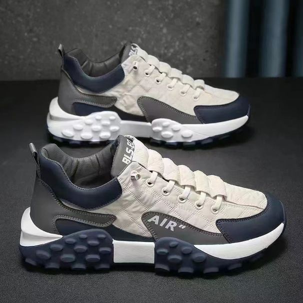 Foreign Trade Wholesale Dad Shoes Spring New Thick Bottom Korean Version Running Forrest Gump Shoes Low Top Fashion Breathable Sports Men's Shoes_vogvips.com