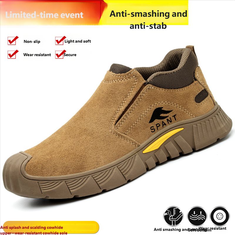 Slip-resistant And Wear-resistant Safety Work Boots For Construction Site._vogvips.com