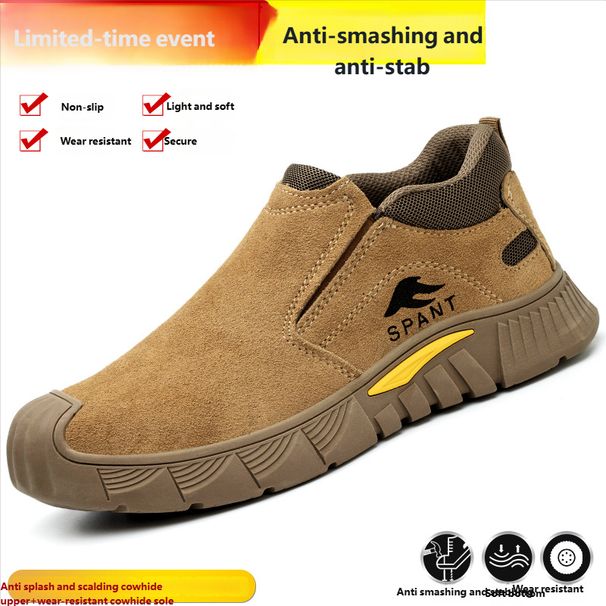 Slip-resistant And Wear-resistant Safety Work Boots For Construction Site._vogvips.com