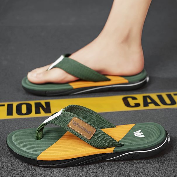 Men's Flip-Flops Summer New Waterproof Non-Slip Sandals Casual And Comfortable Color Matching Slippers For Men_vogvips.com