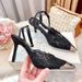 2026 Hot-selling JC Lace-spliced Metal Pointed-toe High-heeled With Thin Heels A Buckle, French-style Elegant And Sexy_vogvips.com