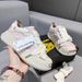 2026 New Couple 1 Tan Canvas Style Autumn Winter Thick Sole Height Increasing White Shoes Smiley Face Casual Sports_vogvips.com