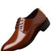 Euro Step Large Size 48 Men's Business Lace-up Casual Breathable Youth Leather Trendy Shoes_vogvips.com