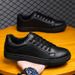 2026 Summer New 's White Sneakers Korean Style Fashionable Casual Trendy Versatile Large Size Soft Leather Shoes For_vogvips.com