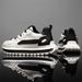 New Breathable Casual Sports Shoes Non-slip Soft Sole Small White Shoes Men's Trend Daddy Shoes_vogvips.com