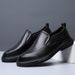 New Men's High End Business Dress Fashion Versatile Casual Leather Shoes_vogvips.com