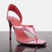 Round Toe With Ankle Strap, Glossy PU Upper & Slip-On Design, Comfortable High Heels For Summer (Sizes 34-46, Multiple Colors)_vogvips.com