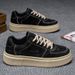 Men's Shoes Breathable Board Shoes Men's Platform Sports Shoes Casual Low-top Board Shoes_vogvips.com