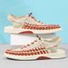 New Men's Sandals For Cross-border E-commerce, Trendy Summer Woven Casual Beach Shoes, Vietnamese Roman Sandals, And_vogvips.com