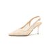 763-2 European Station 2024 New Spring Lace Hollow Mesh Pointed Toe High Heels Women Thin Heel Sexy Sandals_vogvips.com