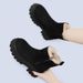 Women's Snow 2026 New Autumn/Winter Versatile Short Boots Non-Slip Fleece-Lined Thickened Warm Cotton Shoes_vogvips.com