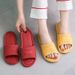 Summer Bathroom Men Women Non-slip Fashion Slides Indoor House EVA Slippers Woman Couples At Home Happy Flops LX021_vogvips.com