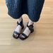 MTX Sheepskin Version~French Style Open-Toe Niche Design One-Strap Chunky Heel Sandals For Women Summer Outdoor Vacation_vogvips.com