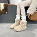 Invisible Height Increase 8CM Trdy Warm Snow 2025 Winter New Fleece Birkstock Cotton Shoes Furry Short Boots For_vogvips.com