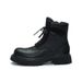 2024 Autumn Winter New Thick-Soled Height-Increasing Martin Men Genuine Leather Work Outdoor Hiking Side Zipper Mid-Calf_vogvips.com