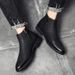 European Warm Series Men's High Top Business British Martin Side Zipper Ankle Boots_vogvips.com