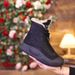 Snow 2024 New Cotton Winter Fleece Lined Thickened Women's Shoes Thick Sole Northeast Warm Short Boots Trendy_vogvips.com
