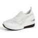 2025 Spring And Autumn New Round Toe Large Size Cross-Border Trade Women's Slip-On Casual Sneakers Wholesale_vogvips.com
